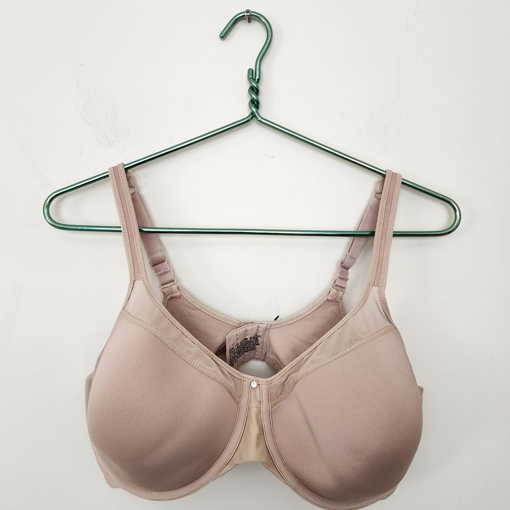 ⭐️ Bali 3439 Passion for Comfort Underwire Bra 42C Nude Beige Tan Basics - Picture 1 of 7